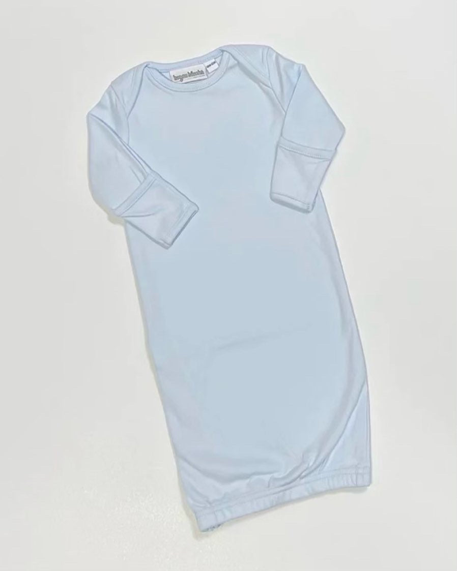Blue Newborn Gown + Personalized
