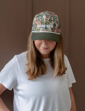 Hat: Made New, Floral, Embroidered, Cotton, Snapback