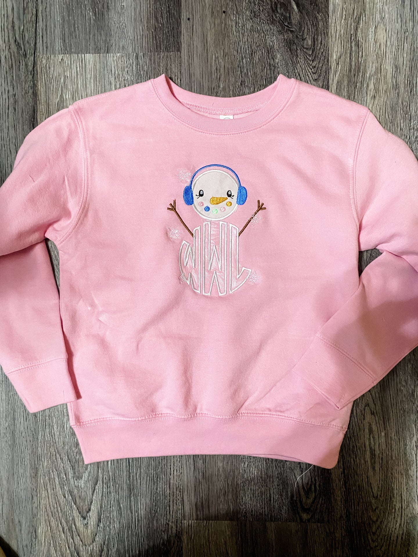 Snowy Days Monogram Sweatshirt