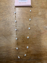 Beaded Pearl Gold Necklace