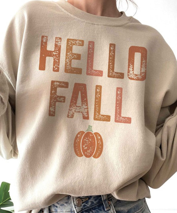 Hello Fall Cozy Crewneck