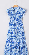 Royal Blue Floral Dress