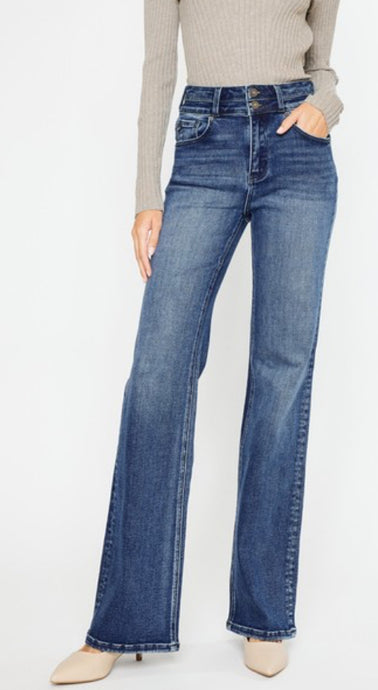 KANCAN High Rise + Wide Leg Jeans