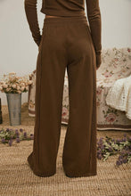 ELASTIC WAIST SIDE PANEL KNIT LOUNGE PANTS: NAVY