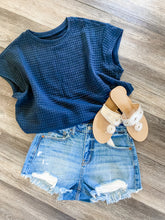 Medium Wash Denim Short + High Waisted [Cello Brand]