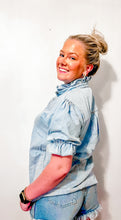 Vintage Wash Chambray Top + Button Down
