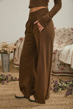 ELASTIC WAIST SIDE PANEL KNIT LOUNGE PANTS: NAVY