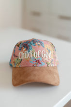 Hat: Child of God, Floral, Embroidered, Cotton, Snapback