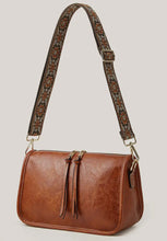 Brown Crossbody + Bohemian Strap