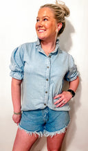 Vintage Wash Chambray Top + Button Down