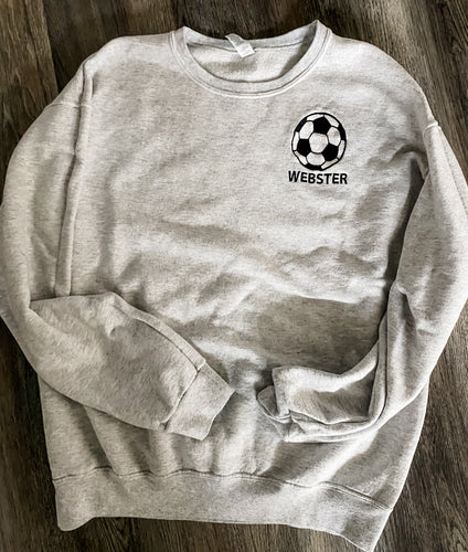 Soccer Crewneck + Personalization