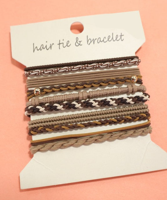 Boho Dual Function Bracelet + Hair Tie