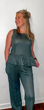 Olive Tank + Pant Set