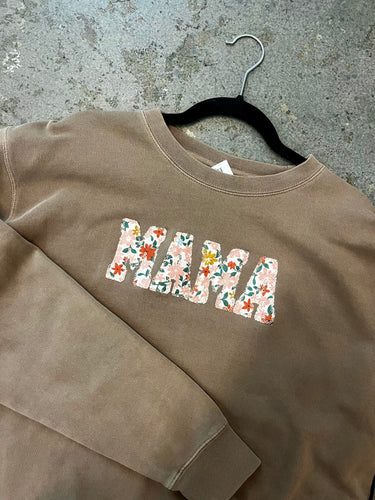 Mama Pigment-Dyed Crewneck