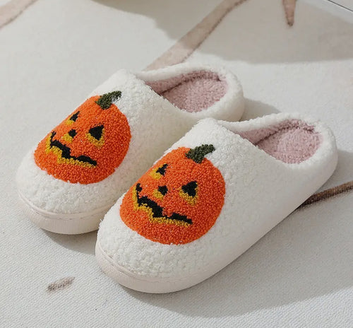 House Slipper + Pumpkins