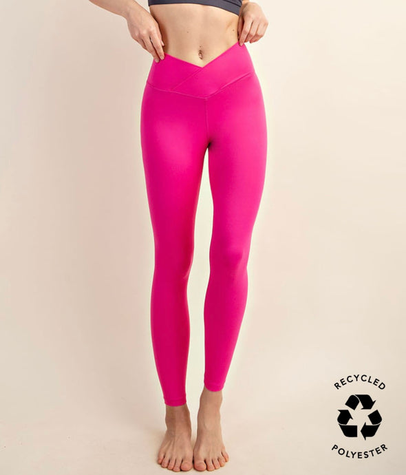 Butter-soft Leggings + Hot Pink