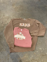 Youth Fleece Crewneck + Pumpkin Appliqué + Personalized