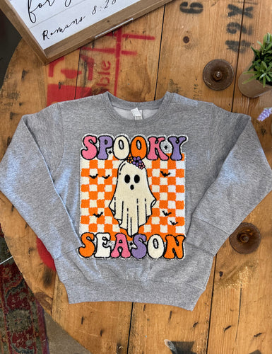 Spooky Season Patched Crew