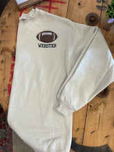 Taupe Crewneck + Classic Football Embroidery