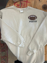 Taupe Crewneck + Classic Football Embroidery