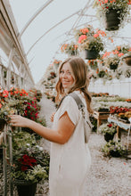 Creme Button Down Jumpsuit