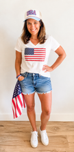 USA Trucker Hat + Baby Blue