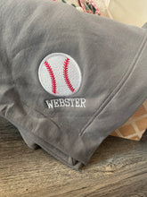 Stadium Blanket + Baseball Personalization