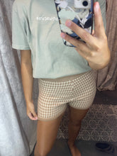 Tan Sweater Shorts