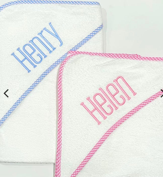 Blue Infant Towel + Hood