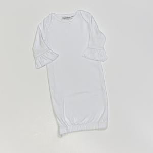White Newborn Gown