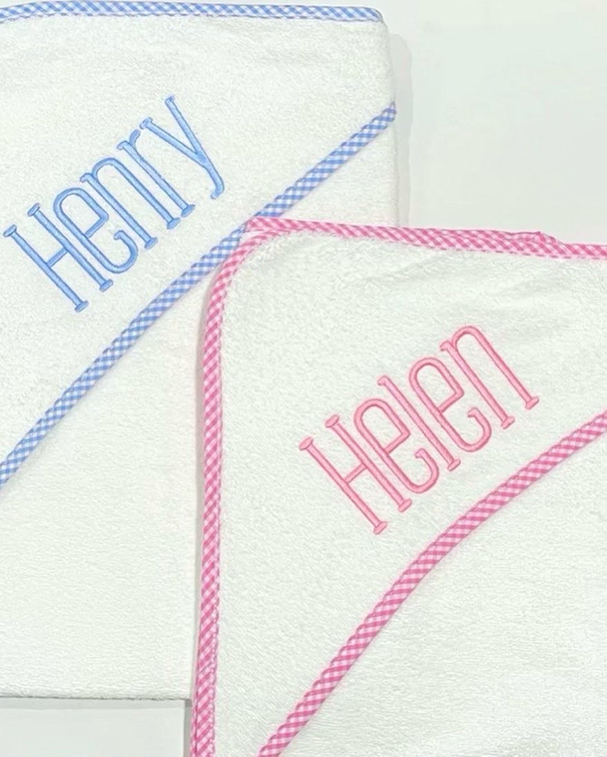 Pink Infant Towel + Hood